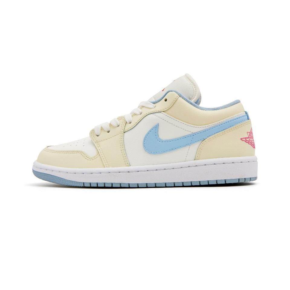球鞋定制 Air Jordan 1 Low 半岛白茶小清新学院风低帮男女篮球鞋,淘宝优惠券,粉丝福利购,淘宝优惠卷