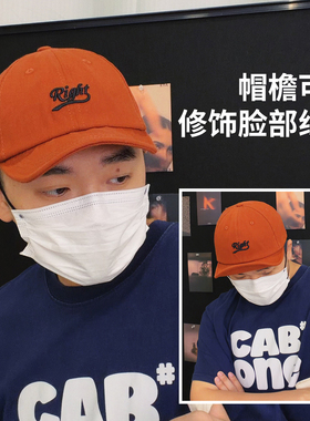 复古翻檐显脸小户外短檐鸭舌帽