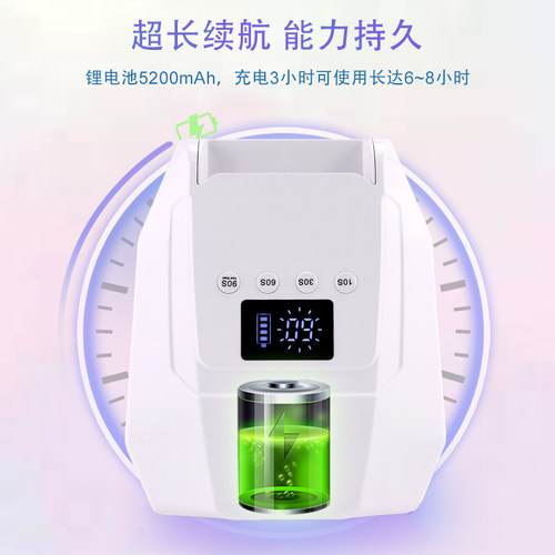 思美新品热卖美甲灯智能感应蓄电款美甲灯便携速干烤灯LED光疗机 - 图1