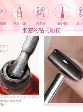 需烤灯AS爆闪瓷白9色套系猫眼胶