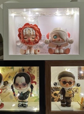 永生手脚高达积木盲盒展示相框