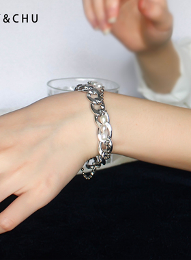 joychu男女通用钛钢ins风手链