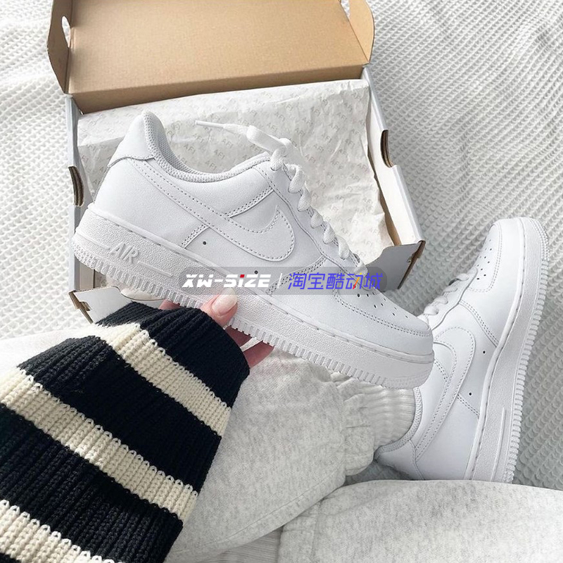 Nike耐克AirForce1AF1虞书斤欠纯白男女空军一号DH2920-111CW2288 - 图2