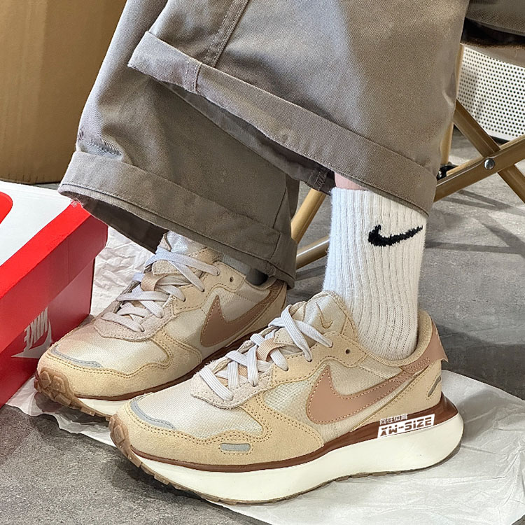 向往体育Nike/耐克Phoenix Waffle女子简约华夫休闲鞋FZ3600-072 - 图0