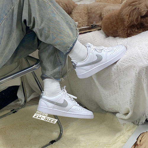 向往体育 Nike/耐克 Court Vision女子经典休闲板鞋DH3158 FQ8892 - 图3