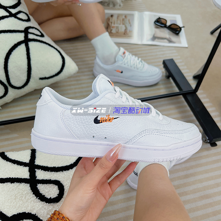 向往体育Nike/耐克CourtVintage男女小logo板鞋CW1067 CJ1679-101 - 图2