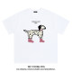 WE11DONECDG ເສື້ອຍືດແຂນສັ້ນ Dalmatian