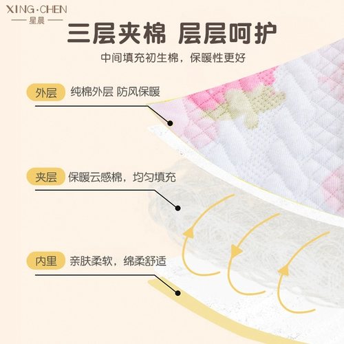 Детское стеганое удерживающее тепло хлопковое демисезонное боди для новорожденных для раннего возраста, нижнее белье