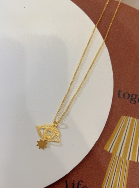 西班牙花朵动物吊坠锁骨链手工