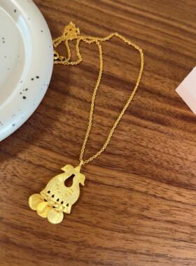 优雅天鹅典雅复古小众设计项链