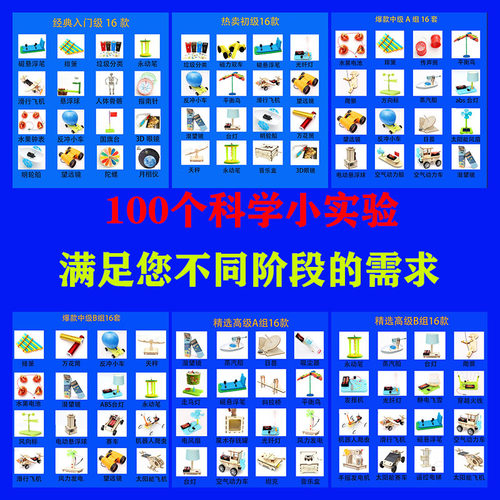 儿童科学实验手工飞机模型diy科技小制作学生木质物理实验材料包 - 图2