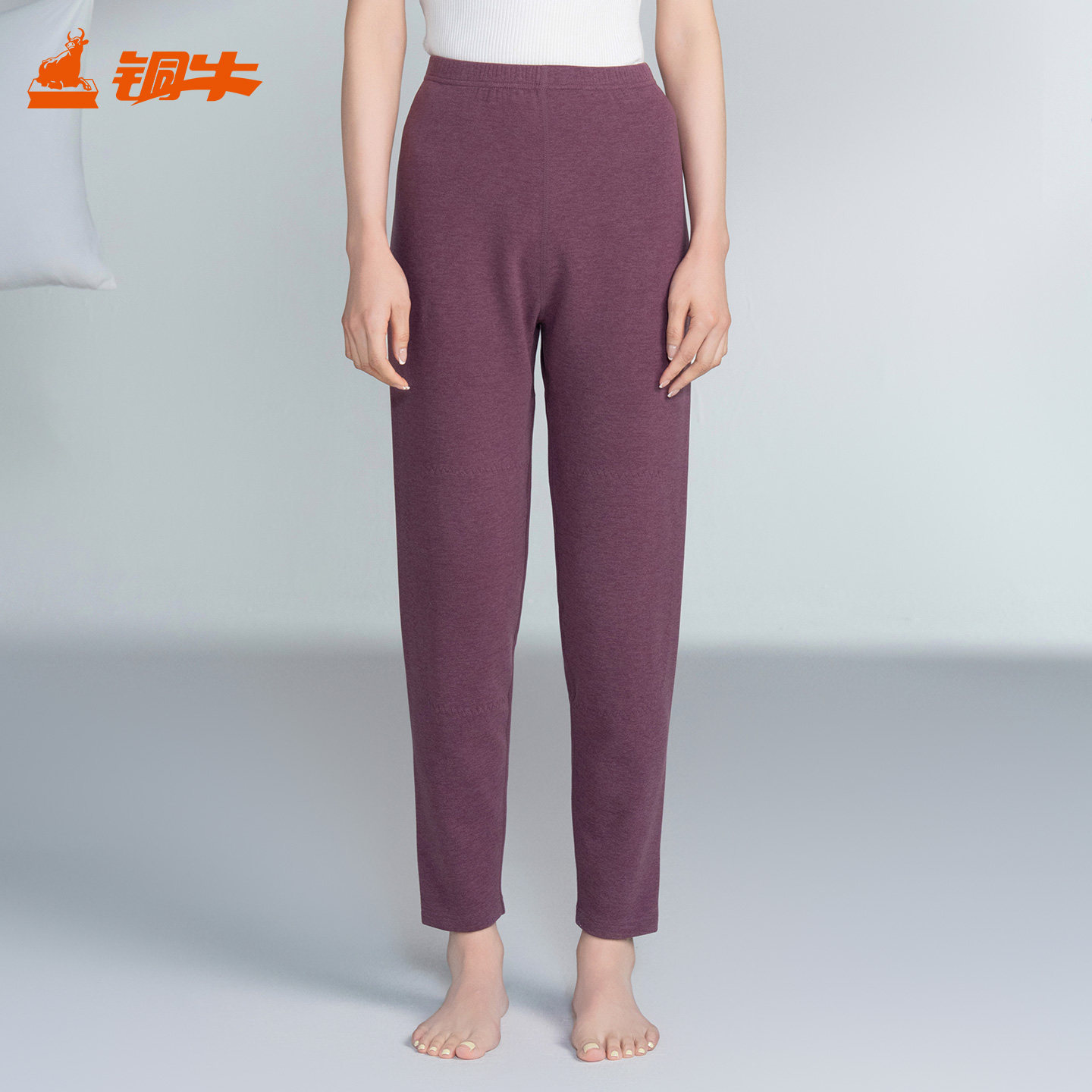 铜牛丝柔弹力绒贴护女裤 秋冬秋裤线裤女裤子VK271