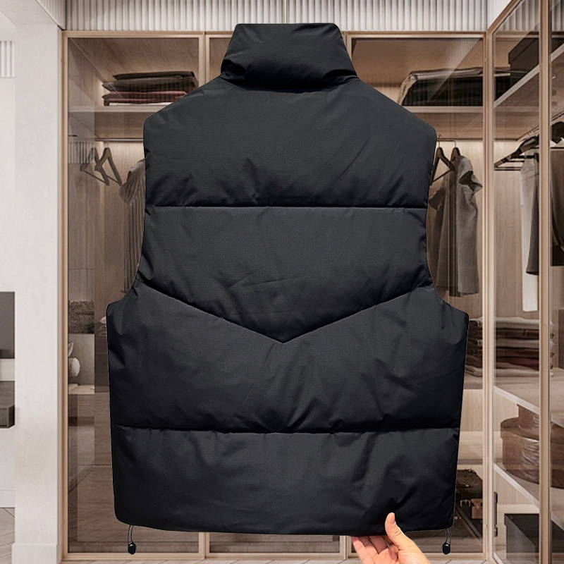 冬季新款男士羽绒马甲立领加厚ins工装马夹情侣休闲保暖坎肩外套,淘宝优惠券,粉丝福利购,淘宝优惠卷