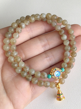 和田玉糖料细款手链多圈国风古风