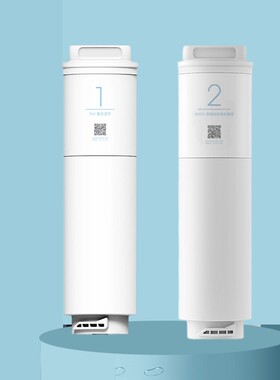 小米净水器滤芯1A厨下式400G复合滤芯3in1三合一RO反渗透滤芯500G