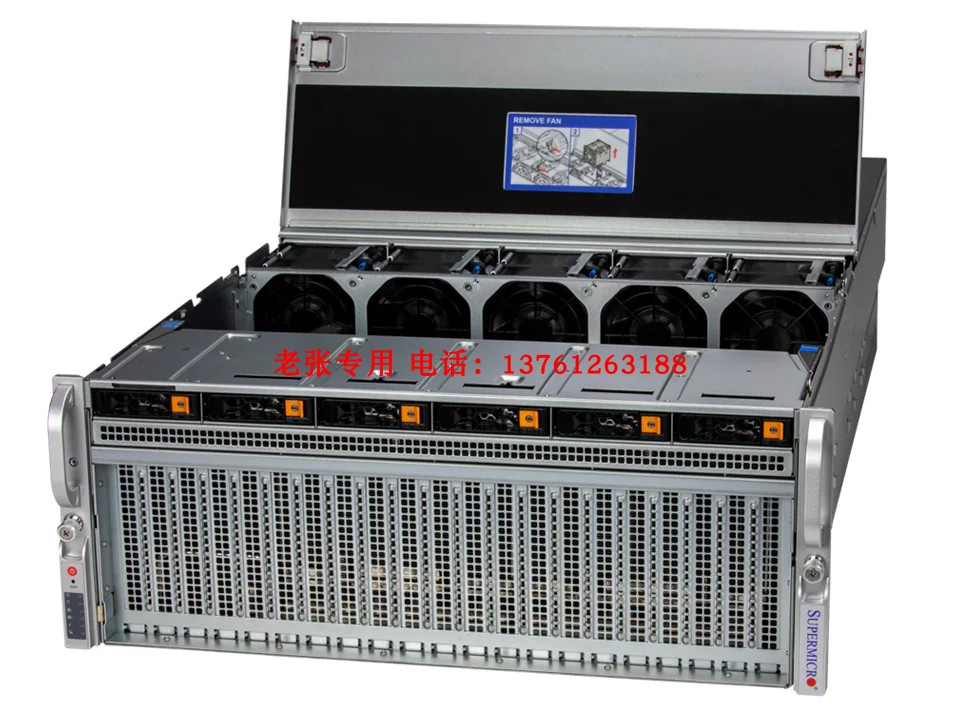超微AS-8125GS-TNHR+H200 141G SXM5*8 NVLink GPU训练服务器整机 - 图2