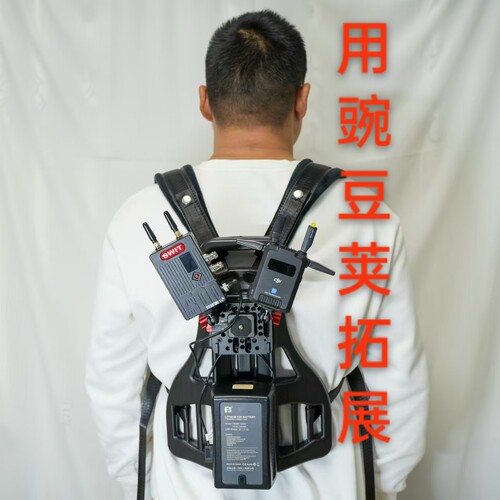 多功能移动直播背架推流器背负高视T20T80K60禾苗V66S扣板V口背包 - 图0