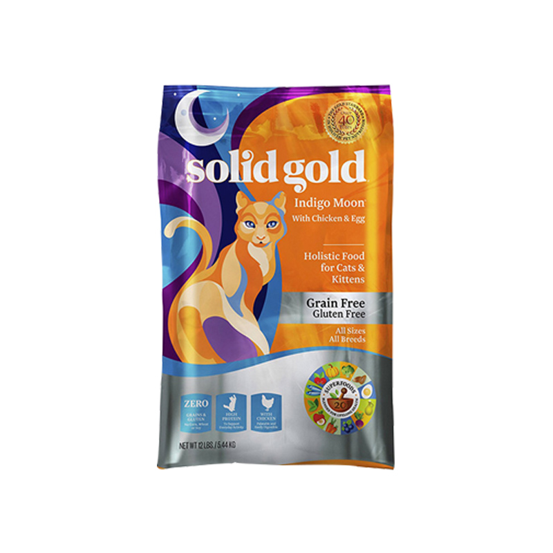 美国进口Solid Gold素力高 金丽高金装 全猫幼猫成猫 猫粮12磅优惠券