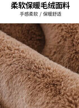小熊韩版保暖帽子带围脖巾护耳手套装一体帽防寒三件套女批发时尚
