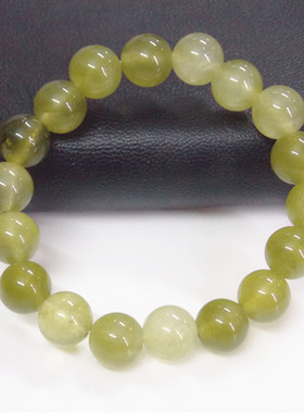 翡翠绿色龙纹水晶玉石手链