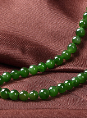 仿碧绿玉髓女士锁骨链会销引流