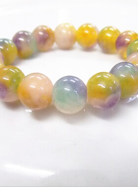 毫米玛瑙佛珠女士水晶手链