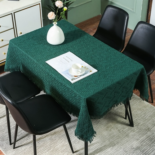 Hyundai Simple Cold Color Table Пользователь Пользователь для лагеря Столовая ткань с четырьмя личными обеденными пылью ткань ткань Круглый стол за круглым столом журнальный столик
