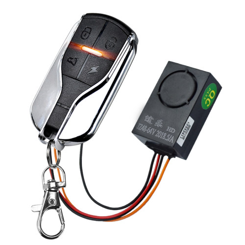 电动车电瓶车36V48V/60V带遥控防盗报警器一键无匙启动锂电车专用 - 图3