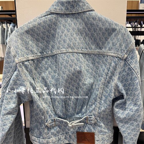 CK Jeans专柜正品 2025早秋新款女士复古满印纯棉牛仔外套47C782G - 图2