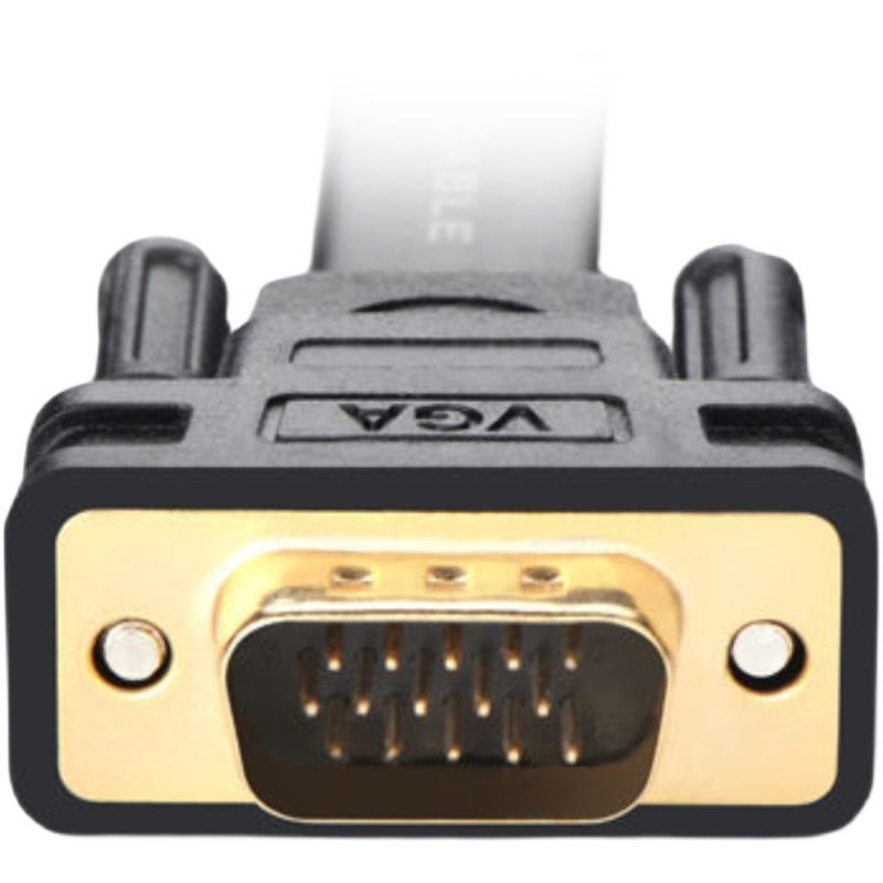 绿联VGA公对公 电脑/电视 显示器连接线VGA视频延长数据线扁线,淘宝优惠券,粉丝福利购,淘宝优惠卷