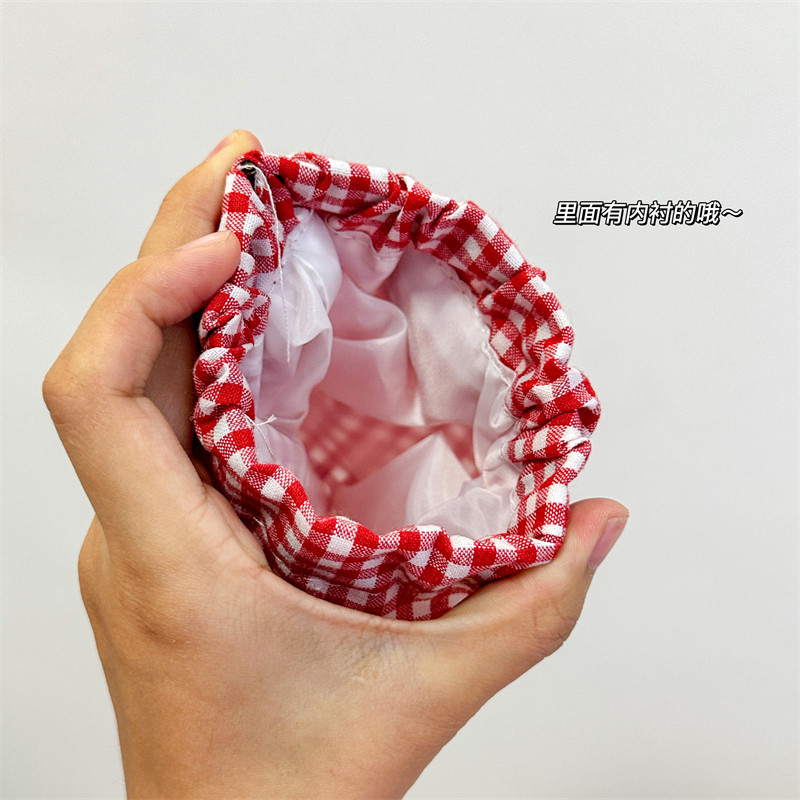 ins少女心格子包磁吸自动闭合零钱包卡通KT卡包收纳包含内衬儿童,淘宝优惠券,粉丝福利购,淘宝优惠卷