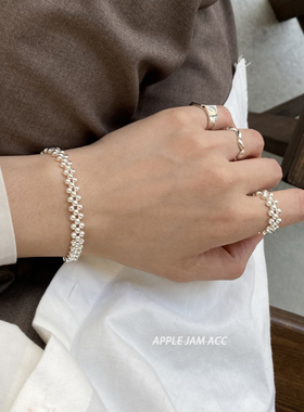 applejamins风博主小众款手链