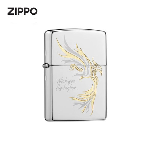 ZIPPO之宝正品煤油防风打火机 飞鸿镜面 芝宝打火机 男友送礼收藏 - 图2