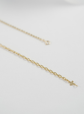 不掉色极简风项链黄金