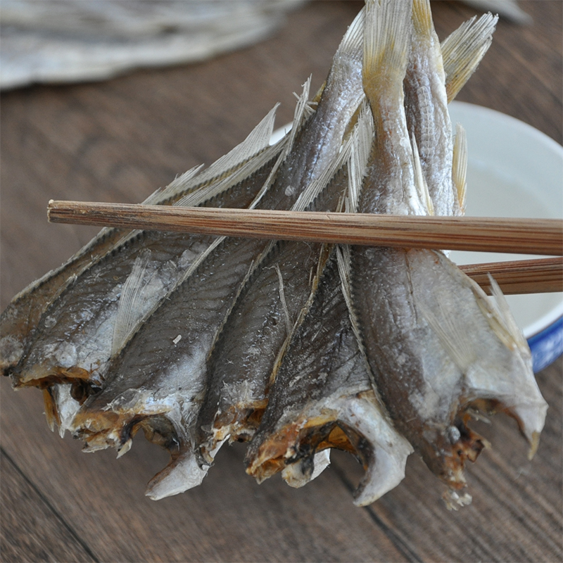 小黄花干1000g渔家自晒新鲜小咸鱼 海鲜干货黄花鱼海鱼小黄鱼500g - 图1