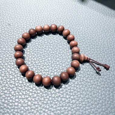 天然沉水老檀木8mm单圈手链