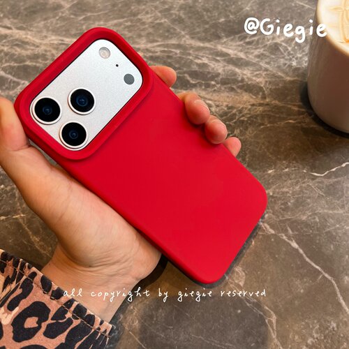 液态硅胶 iPhone17promax手机壳玫红色适用苹果16 plus全包防摔保护套15pro/14高端男女新款13/12耐脏简约 - 图2