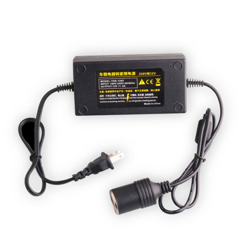 Power supply 220v car cigarette lighter household vacuum cleaner