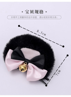 手作可爱少女lolitajk熊耳发饰