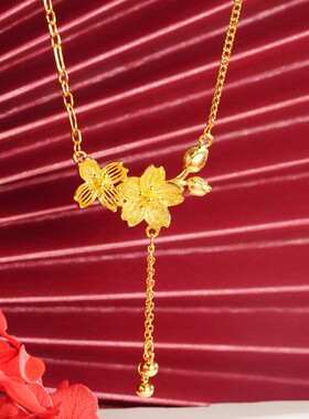 女士民族风项链婚庆花朵