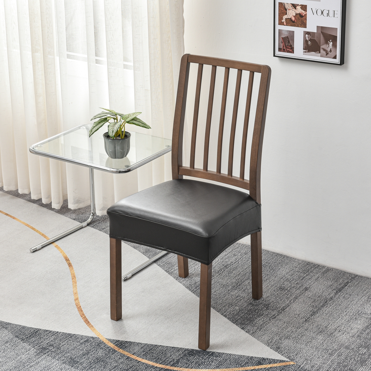 防水椅面套pu皮质椅子套餐椅套凳子套弹力酒店餐厅椅子套罩防水椅,淘宝优惠券,粉丝福利购,淘宝优惠卷