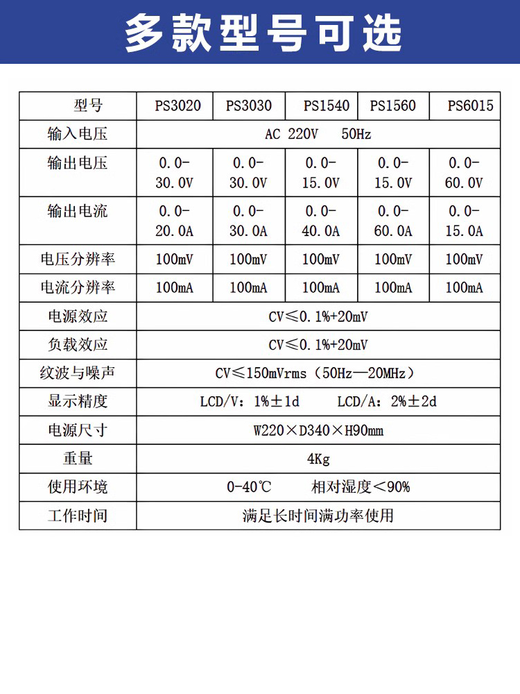 PS33015JV20求精PS/输出0/直流电源/6015PS3开关60AQE0 - 图1