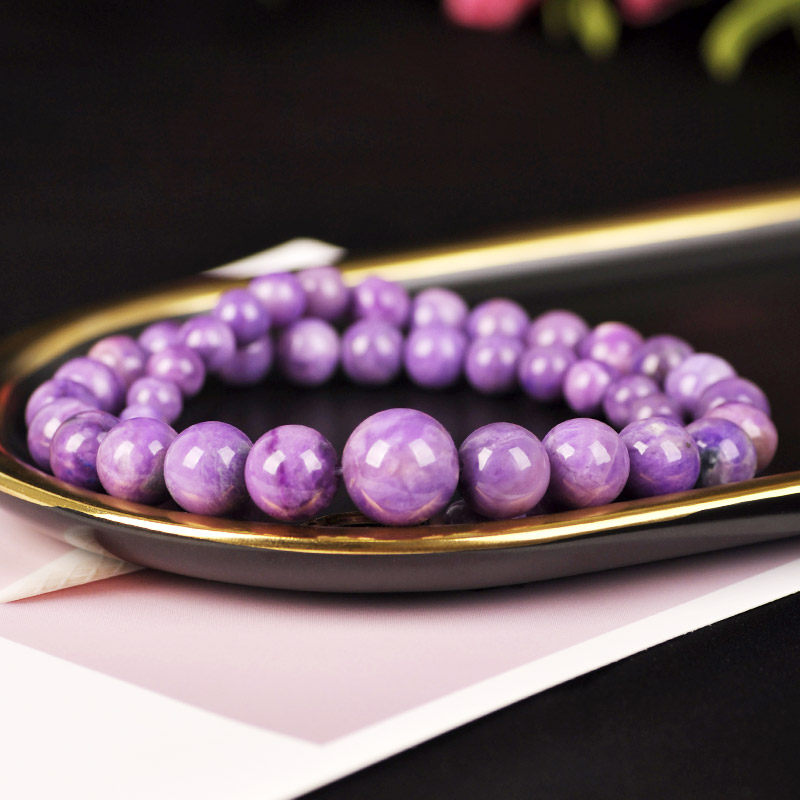 露西奇舒俱来女樱花紫苏纪石塔链 露西奇项链