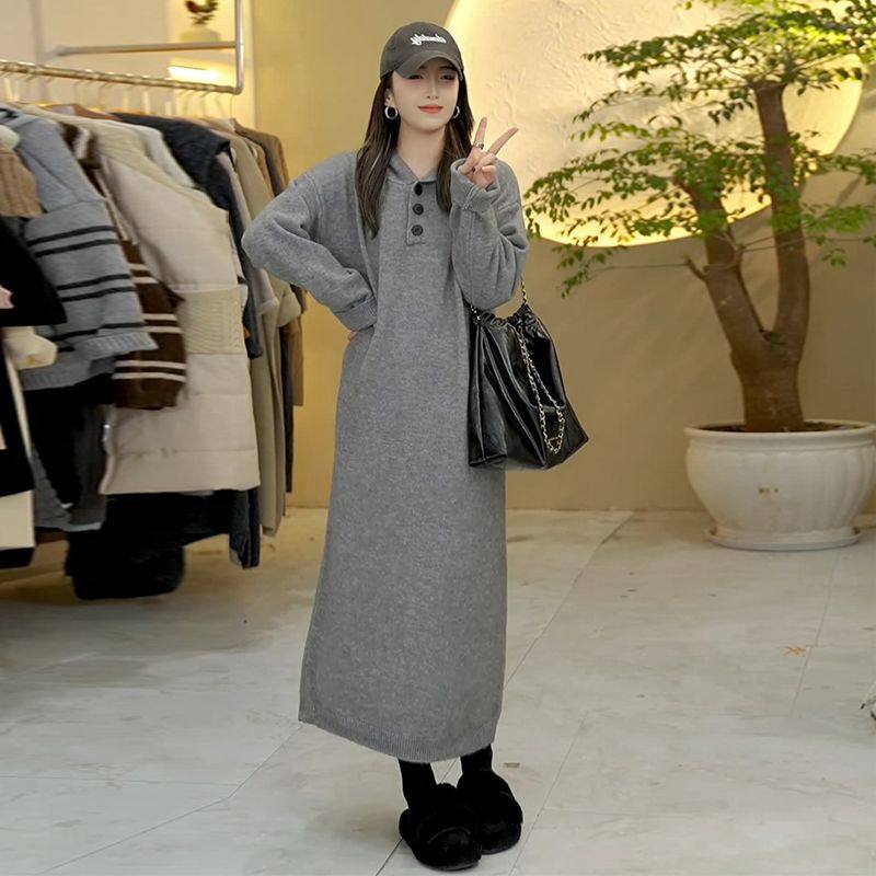 长裙新款子女打底毛衣秋冬感针织连衣裙连帽卫衣内搭新款,淘宝优惠券,粉丝福利购,淘宝优惠卷