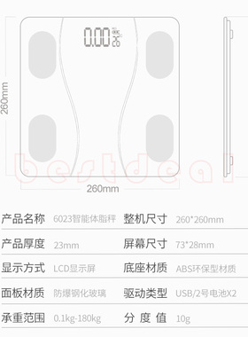 Bodyfatscale英文电子称