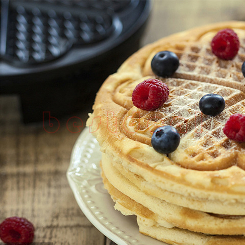 Double-disk English waffle machine Waffle Maker Sandwich110V - 图2