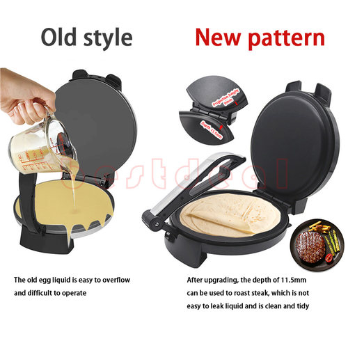 Roti Maker Stuffed Pancake Maker Non-Stick Tortilla Maker - 图2