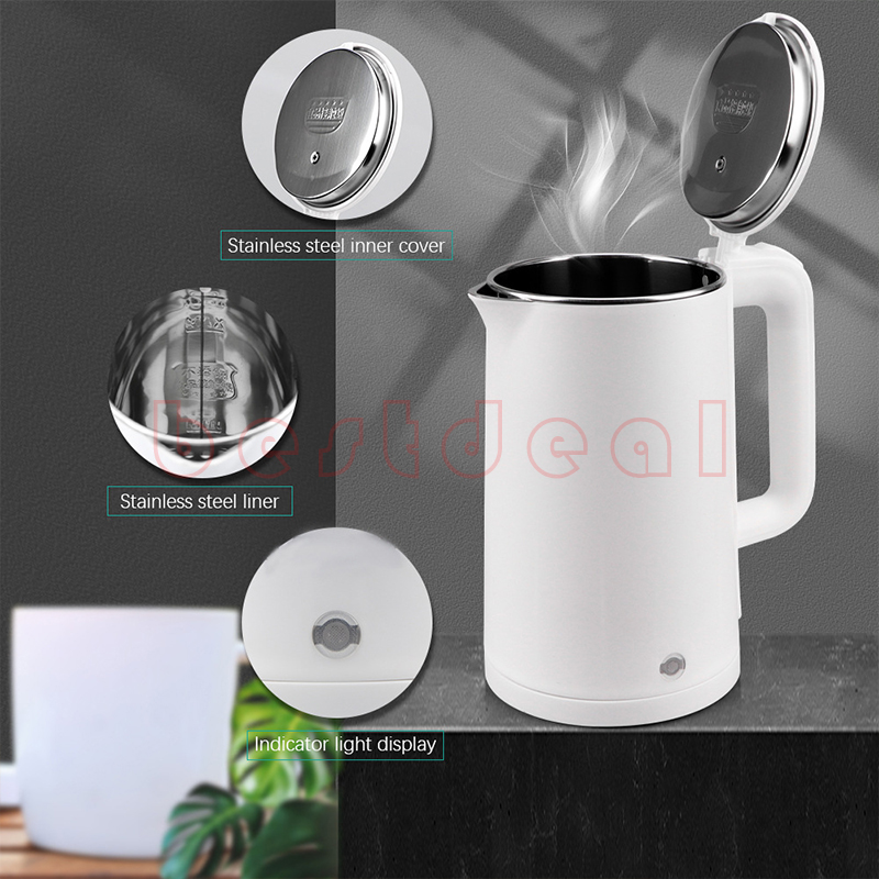 2000W English Electric Kettle for Boiling Water Hot Water 2L - 图1