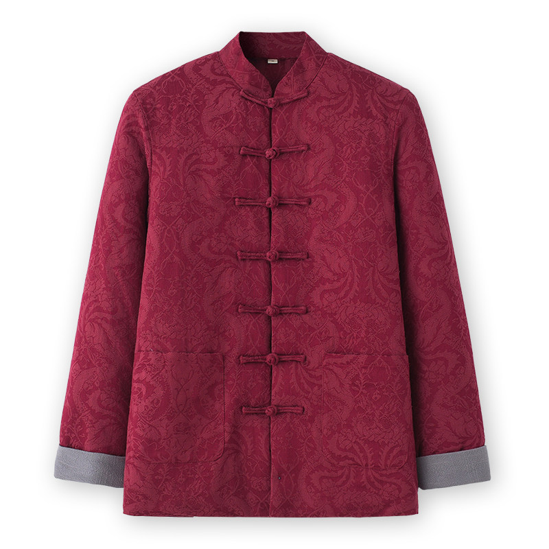 唐装男中老年男士中式棉服男款冬季爸爸棉袄外套男中国风爷爷冬装,淘宝优惠券,粉丝福利购,淘宝优惠卷