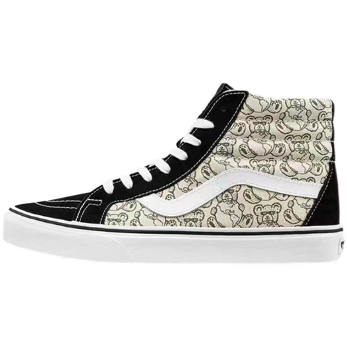 Vans Van SK8-HI Cartoon Graffiti Мужчины и женщины с высокой клеткой.